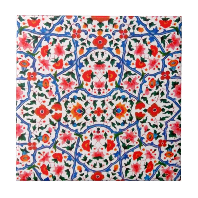 Vintage Islamic Pattern Design Tile (Front)