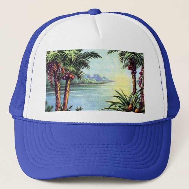 Vintage Island Trucker Hat (Front)