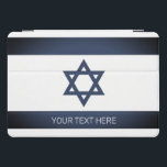 Vintage Israelian flag of Israel 10.5 inch Apple iPad Pro Cover<br><div class="desc">Vintage Israelian flag of Israel 10.5 inch Apple iPad pro cover. Custom tablet and computer accessories with country flags. Old faded look design. Novelty tablet gifts for him or her. Upload your own photo image or logo graphic optionally. Holiday or Birthday gift ideas for friends and family. Elegant protector case...</div>