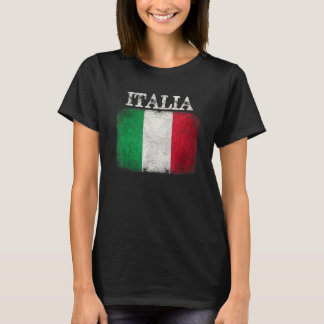 Vintage Italia Italian Flag Italy Men Women Kids Y T-Shirt