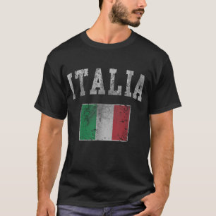 Vintage Italia Italian Flag Italy Men Women Kids Y T-Shirt