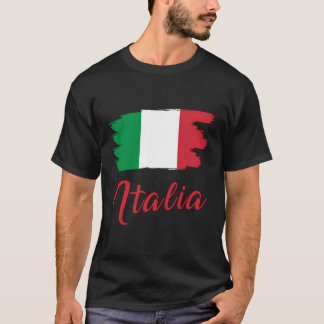 Vintage Italia Italian Flag T-Shirt