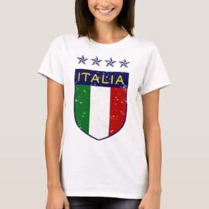 Vintage Italia Soccer Double-sided T-Shirt