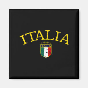 Vintage Italia Soccer T Shirt Magnet