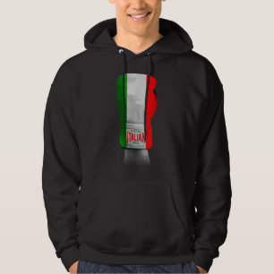 Vintage Italian Flag Boxing Gloves designer 1010 Hoodie