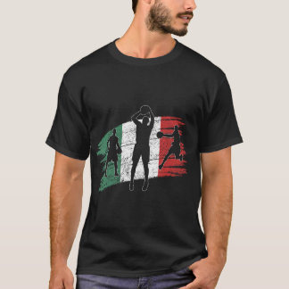 Vintage Italian Flag Italy Basketball T-Shirt