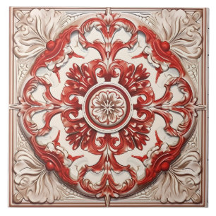 Vintage Italian Mediterranean Pattern Tile