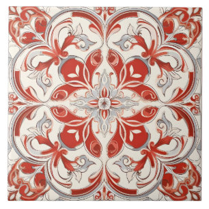 Vintage Italian Mediterranean Pattern Tile