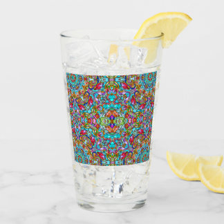 VINTAGE ITALIAN ORNAMENTAL GLASS TUMBLER