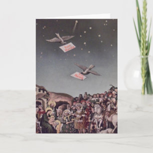 Vintage Italian Religious Christmas Card