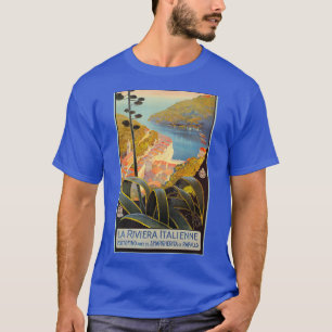 Vintage Italian Riviera Travel Portofino T-Shirt