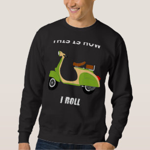 Vintage Italian Scooter Retro Bike Sweatshirt