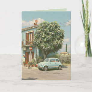 Vintage Italian Summer Street Card