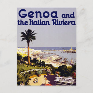 Vintage Italian Tourism Poster Scene Postcard