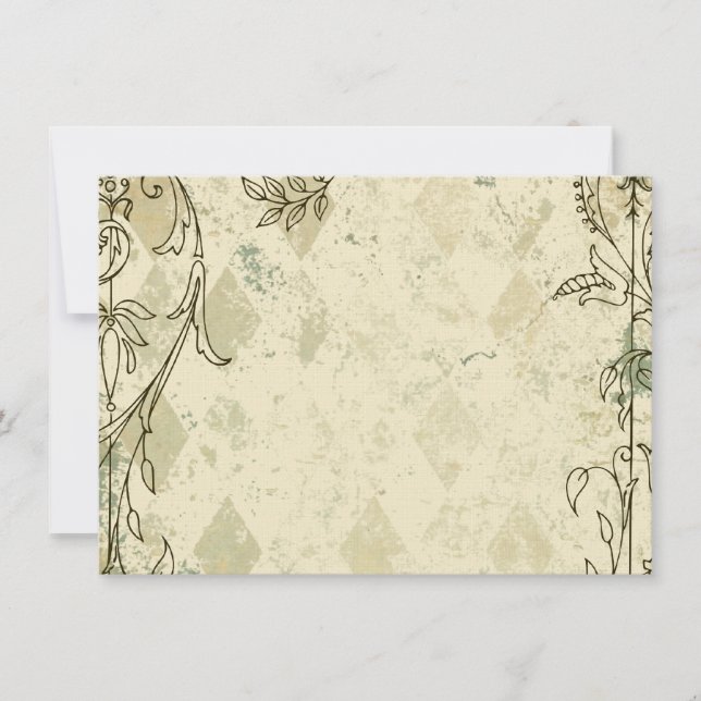 Vintage Italian Verdigris Personalised Thank You (Front)