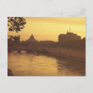 Vintage Italy, Castello Sant'Angelo Postcard