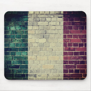 Vintage Italy flag Mouse Pad