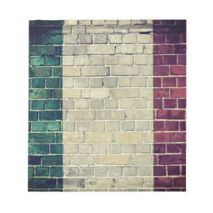 Vintage Italy flag Notepad