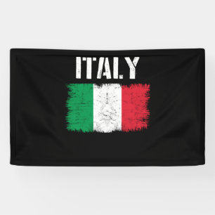 Vintage Italy Italian Italy Italian Flag Pride Banner