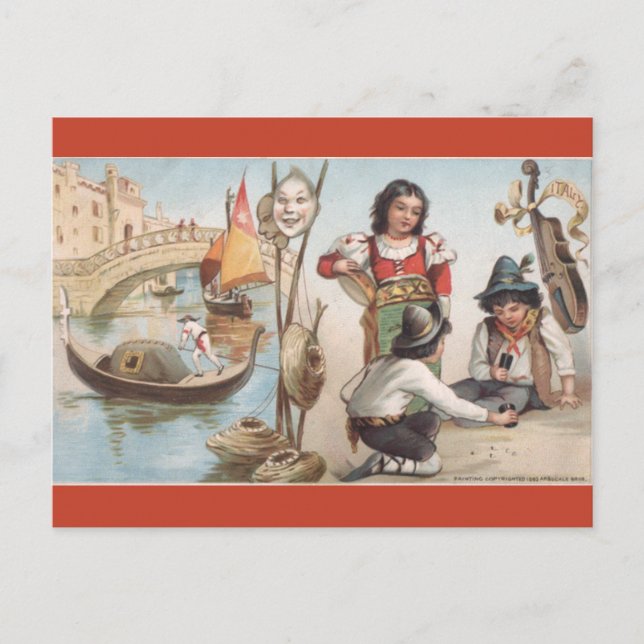 Vintage Italy Postcard (Front)