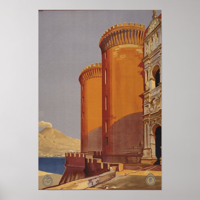 Vintage Italy Travel Poster (Front)