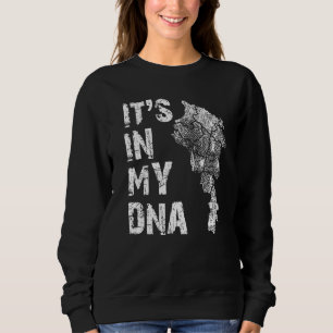 Vintage It's In My DNA Armenia Outline Map Armenia Sweatshirt