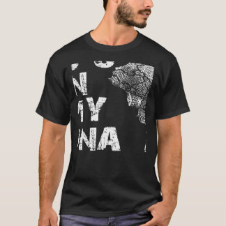 Vintage It's In My DNA Armenia Outline Map Armenia T-Shirt