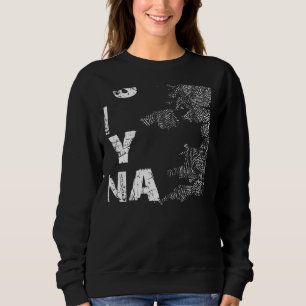 Vintage It's In My DNA UK Map Fingerprint British  Sweatshirt