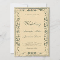 Vintage Ivory Story Book Wedding