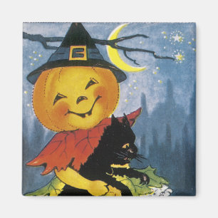 Vintage Jack o' Lantern Child Magnet