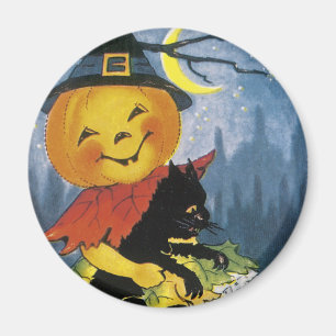 Vintage Jack o' Lantern Child Magnet