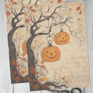 Vintage Jack O Lantern Halloween Tissue Paper