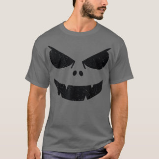 Vintage Jack O Lantern Pumpkin Face Halloween Cost T-Shirt