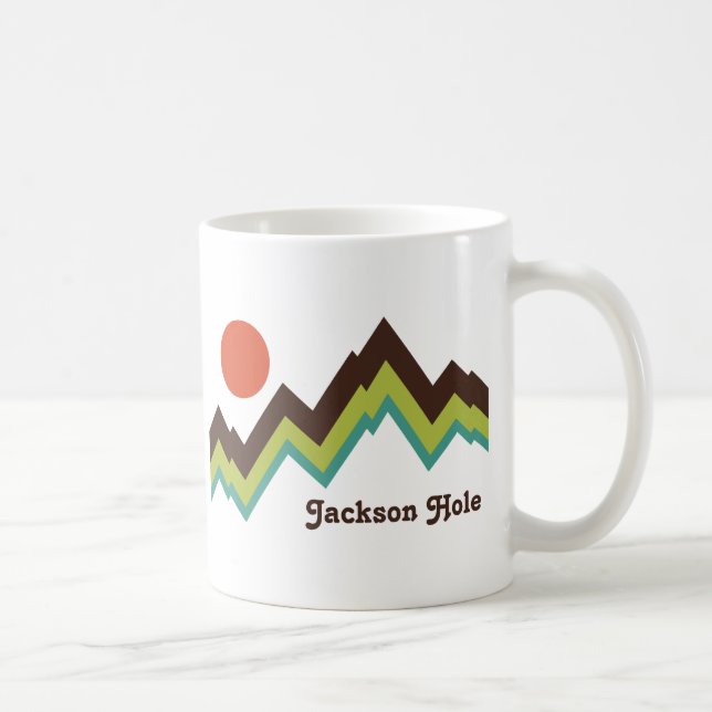 Vintage Jackson Hole Coffee Mug (Right)