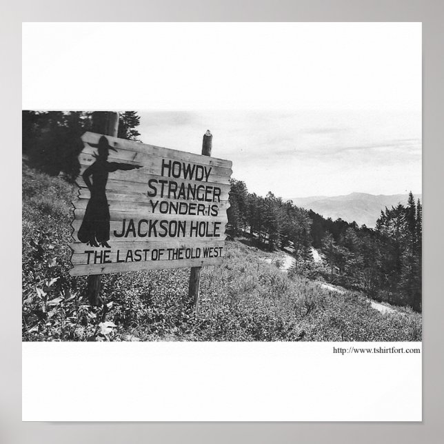Vintage Jackson Hole Poster (Front)