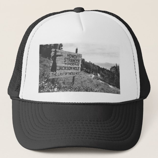 Vintage Jackson Hole Trucker Hat (Front)