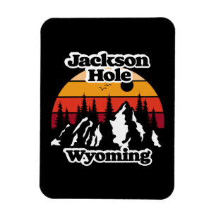 Vintage Jackson Hole Wyoming Magnet