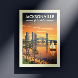 Vintage Jacksonville Florida Postcard
