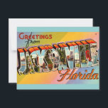 Vintage Jacksonville Florida Postcard<br><div class="desc">A vintage postcard for Jacksonville,  Florida repurposed!</div>