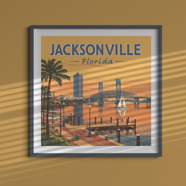 Vintage Jacksonville Florida Poster (Creator Uploaded)