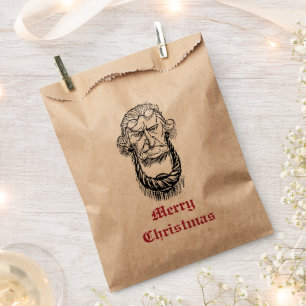 Vintage Jacob Marley Dickens A Christmas Carol Favour Bags