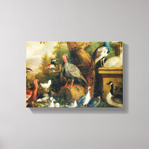 Vintage Jakob Bogdani Birds in a Landscape 