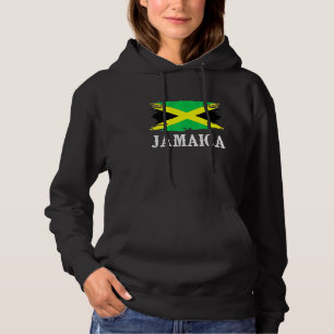 Vintage Jamaica Flag I Love Jamaica Hoodie