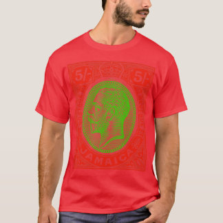 Vintage Jamaica Postage Stamp Design T-Shirt