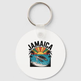 Vintage Jamaica Reggae Vacation  Key Ring
