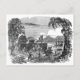 Vintage Jamestown Colony postcard
