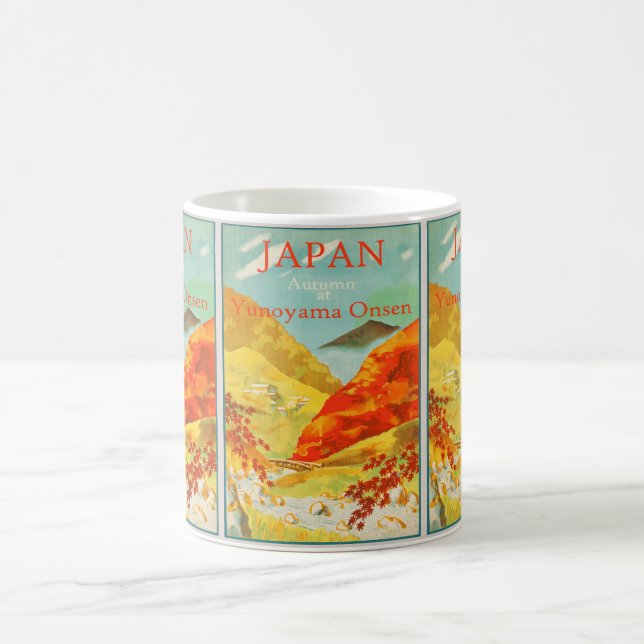 Vintage Japan: Classic Asia Travel  Magic Mug (Center)