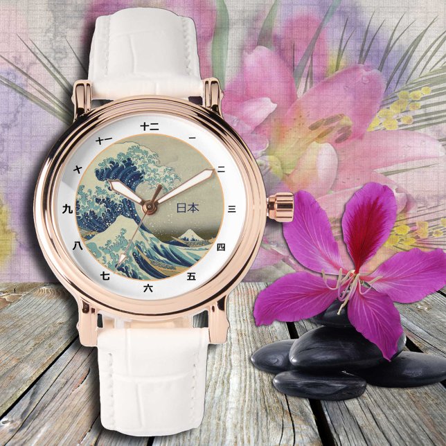Vintage Japan, Great Wave off Kanagawa kanji watch (Creator Uploaded)