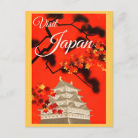 Vintage Japan Japanese Pagoda Travel Poster