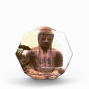 Vintage Japan Kamakura Great Buddha Magnet Photo Block